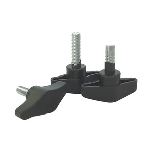 Flathead T Handle <b>Screw</b> M5 25mm 35mm Carbon Steel Adjustable Rubber Coated Hand <b>Screw</b> For Diy Use - Product Image 1