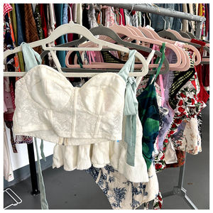 เสื้อนอกแบบผูกคอทรงหลวมสำหรับผู้หญิงเสื้อแขนกุดสำหรับใส่ในฤดูร้อนขอบแต่งระบายเย็บลายดอกไม้ - Product Image 1