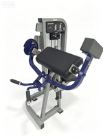 Machine à curls biceps réglable à charges individuelles pour la musculation des bras et l'entraînement en salle de sport