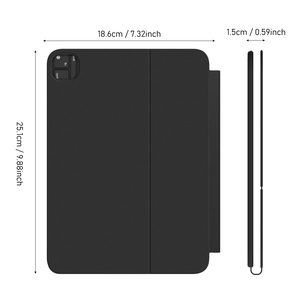 Cho iPad Pro 1 2 3 4 không khí 4 5 6 11 inch Bàn phím trường hợp F16 Dual Folio đa chức năng phím tắt giá thấp - Product Image 2