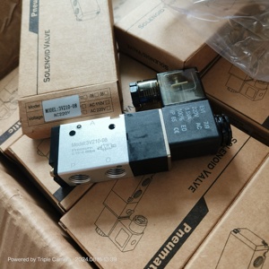 Ningbo Fenghua SLGPC JELPC <span class=keywords><strong>Shengling</strong></span> neumático de 2 vías DC24V AC110V NPT 1/4 G1/8 AC220V válvula solenoide modelo 2V025-06 2V025-08 - Product Image 2