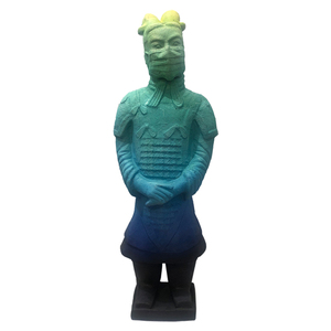 Guerreros de terracota, escultura de mesa, decoración de interiores, resina, decoración china del hogar, Ángel, arte popular, figurita JZ - Product Image 3