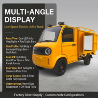 Véhicule Utilitaire Électrique (VEU) Mini Camion Électrique 1500W 3000W Direct Usine, Autonomie 60-240km, Logo et Couleur Personnalisables, Dimensions de Charge Personnalisables, SKD CKD