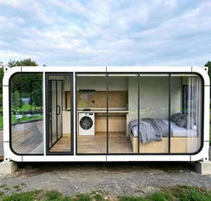 Cabane Apple moderne très demandée avec mobilier complet pour le glamping de luxe et les villas de vacances - Product Image 4