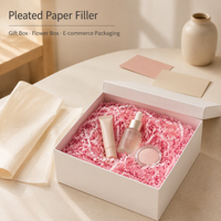 Déchets de papier raphia double face recyclables sans poussière, découpés en spirale colorés pour remplissage de boîtes cadeaux et emballage de bonbons de mariage