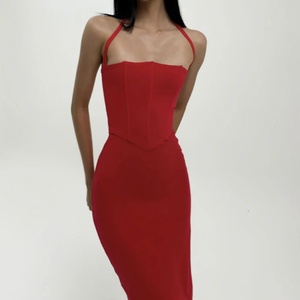 Ropa de Moda para Mujer al por Mayor, Nueva, Personalizada, de Alta Calidad, Estilo Casual Elegante, Cintura Elástica, Diseño Sólido - Product Image 2