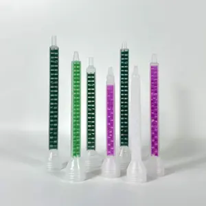 Mélangeur statique vert carré 8-20 buse de mélange de connexion à vis en plastique pour adhésif