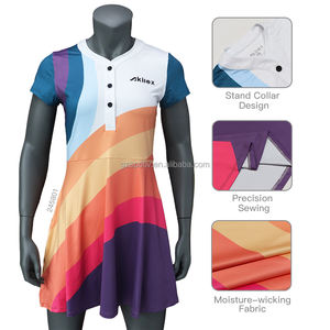 つるはしドレスウォームアップショートフィットネスプリーツテニスドレス<span class=keywords><strong>2</strong></span>ピースセットスポーツウェアポケット付き - Product Image 1