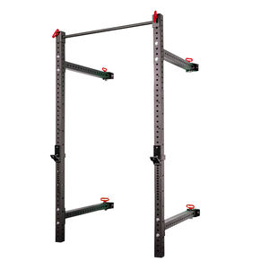 Support mural <span class=keywords><strong>pliable</strong></span> pour squats et tractions, avec plateforme pour le soulevé de charges - Product Image 2