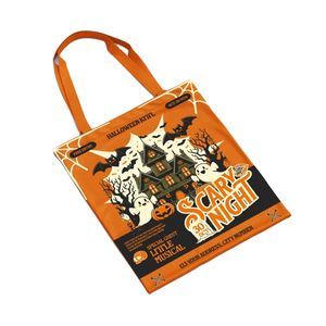 DLBZ Vente en gros Sac fourre-tout pliable en toile robuste et durable, personnalisé, recyclé et écologique, idéal pour Halloween - Product Image 1