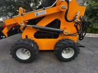 Mini-chargeuse sur pneus compacte S460, godet de 0,1 m³, charge nominale de 300 kg, moteur EPA Euro5, pour travaux agricoles et de construction