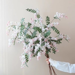 High-quality Artificial Sophora Flowers Real Touch Arrangement Bouquet Flower Wedding Flowers <b>Decorations</b> Wholesale - Product Image 2