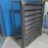 Volets intérieurs en aluminium à lamelles avec traitement de surface fin pour cloisons de bureau, réglage de la lumière, accessoires décoratifs