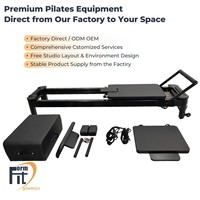 Reformer de Pilates de Aleación de Aluminio Ajustable para Entrenamiento de Core, Duradero y Ergonómico, para Estudio de Yoga y Fisicoculturismo, con 5 Años de Garantía