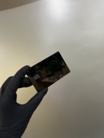 Carte de crédit RFID Emv personnalisée en métal, carte vierge avec emplacement pour puce