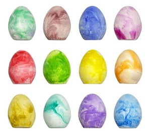 Washable Egg-Shaped Calcium Sulfate 4.5 Inch Sidewalk <b>Chalk</b> for Kids <b>Pavement</b> Drawing Toy - Product Image 4