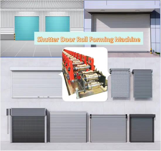 OEM Steel Door Frame Making Machines Shutter Door Roll Forming Machine Shutter Door Guide Roll Forming Machine