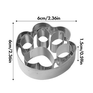 Cortador de Galletas Personalizado para Hornear Galletas, Molde de Acero Inoxidable para Galletas, Pata de Hueso de Perro y Cerveza - Product Image 2