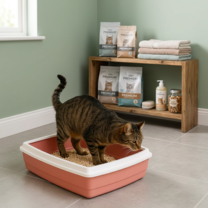 Bandeja para Arena de Gatos, Rectangular, de Plástico, Gran Capacidad, Duradera, Fácil de Limpiar, Hecha en Italia - Product Image 3