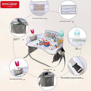 Tablero <span class=keywords><strong>de</strong></span> Dibujo Portátil <span class=keywords><strong>de</strong></span> Plástico para Niños, para Viajes, Cochecito, Silla Alta, Plegable, con Bandeja <span class=keywords><strong>de</strong></span> Juguetes - Product Image 3