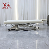 Lit de massage portable pour salon de beauté, lit d'examen de physiothérapie, table de traitement facial réglable en hauteur