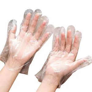 Одноразовые бытовые пищевые перчатки класса пластиковые одноразовые перчатки