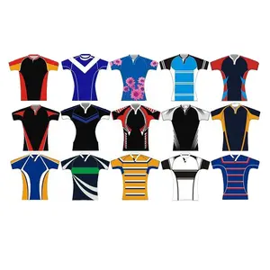 Breathable Men Rugby Uniform Set Custom Sublimate Bulk Rugby Shirt Rugby Team Jersey Uniform
