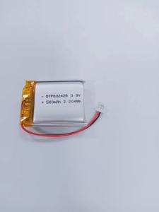 Batterie lithium-ion haute tension 802428 580mAh 3.8V, multi-certifiée CE KC PSE BIS, polymère, best-seller, haute capacité - Product Image 4