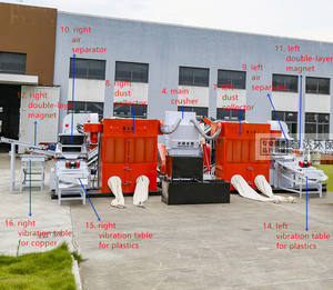 QIDA 800SA macchina separatrice in plastica di rame cavi fili di rame per riciclaggio di rottami metallici - Product Image 3