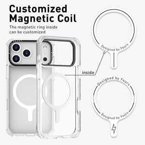 Ốp điện thoại cứng từ tính chất liệu TPU PC trong suốt cao cấp cho iPhone 17 Pro Max, đạt chứng nhận chống rơi 3M, bảo vệ toàn diện, có thể tùy chỉnh - Product Image 6