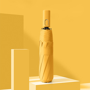 Paraguas plegable para coche, sombrilla con diseño personalizado, 8 varillas, 190T, con logotipo personalizado - Product Image 6