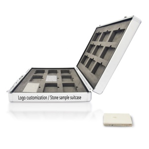 Bền thương mại hiển thị bảng Top Card hiển thị trường hợp có tính năng rắn bề mặt hộp mẫu và khung nhôm - Product Image 1