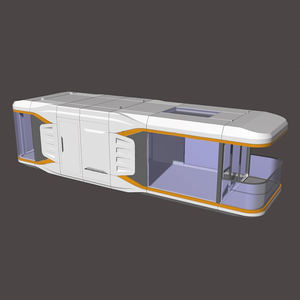 Akıllı sistem tasarımı ile uzay kapsülü kamp kapsülü prefabrik evler kapsül evi - Product Image 5