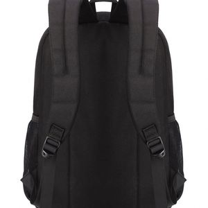 Custom Logo 26L Black School <b>Backpack</b> Waterproof <b>College</b> Travel Business <b>Backpack</b> Bag with Multi Compartments - Product Image 4