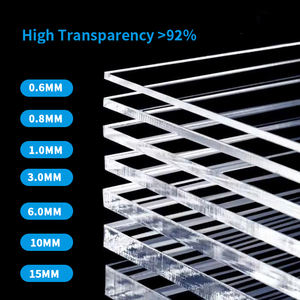 <span class=keywords><strong>Plaque</strong></span> en plastique personnalisée de grande taille 1 mm-15 mm, matériau vierge à 100%, feuille de <span class=keywords><strong>polystyrène</strong></span> PS transparente - Product Image 4