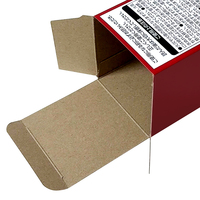 Boîte en papier à insertion unique, emballage personnalisé respectueux de l'environnement, boîte en papier cartonné blanc personnalisée, vente en gros