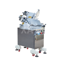 Trancheuse à viande verticale automatique industrielle en acier inoxydable équipement de coupe frais électrique pour la transformation des aliments à des fins commerciales