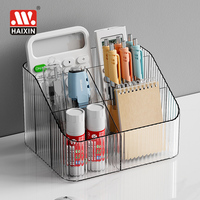 Salle de bain Bureau Injection Plastique Rangement Organisateur Bureau Table Papeterie Conteneur Câble Cosmétique Brosse Panier Maquillage Bacs Stylo