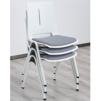Chaises de Conférence Empilables en Plastique de Conception Moderne pour Bureau, Meubles de Gros pour Salle de Formation