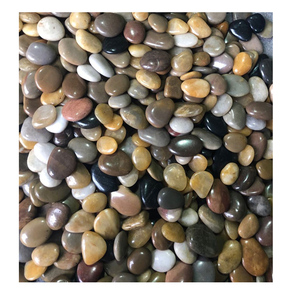 Natural Mix Color High Polish <strong>River</strong> <strong>Stone</strong> Pebbles Garden Decorations - Product Image 5