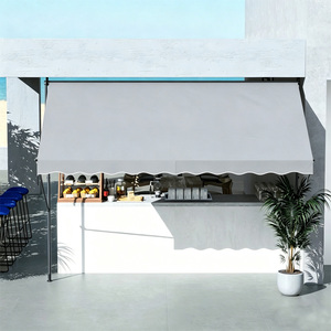 Tenda da Sole Retrattile in Lega di Alluminio da 3,0m, Design Moderno, Azionamento Manuale, Impermeabile e Resistente al Sole, <span class=keywords><strong>Tettoia</strong></span> per Arredamento Esterno - Product Image 2