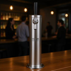 Tour à bière à robinet unique Vevor 3L en acier inoxydable de qualité commerciale pour bars et fêtes - Product Image 2