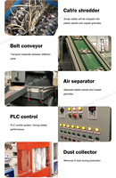Machine à granuler les câbles usagés Henan Gomine / Machine de recyclage des fils de cuivre / Machine à broyer les fils de cuivre