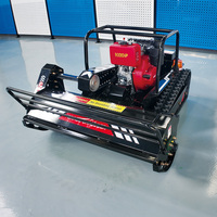 Tondeuse à gazon robotisée intelligente professionnelle industrielle à lame plate, moteur diesel à couple élevé, 4 temps, 24 V, sans fil, autopropulsée