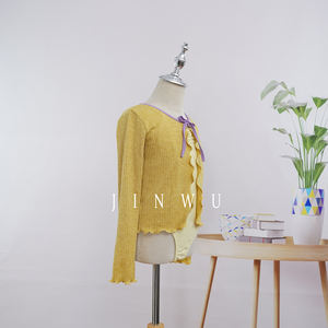 Vente chaude Bonne Qualité Populaire Joli Cardigan Tricot Coton Danse Ballet Chandail pour Ballerine - Product Image 5