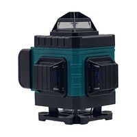 Niveau laser auto-nivelant 4D 16 lignes 360 degrés, alignement précis du sol/mur, construction intérieure/extérieure, bricolage, faisceau vert