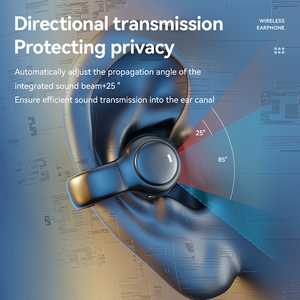 Écouteurs <span class=keywords><strong>sans</strong></span> <span class=keywords><strong>fil</strong></span> V5.4 à conduction osseuse, haute qualité sonore, pour le sport et les jeux, réduction du bruit, autonomie ultra-longue, IPX-4 - Product Image 4