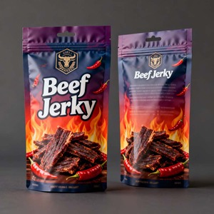 Sacs personnalisés pour viande séchée (<span class=keywords><strong>beef</strong></span> <span class=keywords><strong>jerky</strong></span>) avec impression numérique, qualité supérieure, faible MOQ, pour sachets en aluminium, fournisseur d'usine en gros - Product Image 3