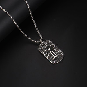 Collier Libra en acier inoxydable, pendentif constellation pour homme, chaîne cadeau SP859 - Product Image 3