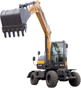 Modèle populaire Mini-excavatrice sur roues XCMG XE60WGA de 6 tonnes avec godet de 0,23 m³ - Product Image 3